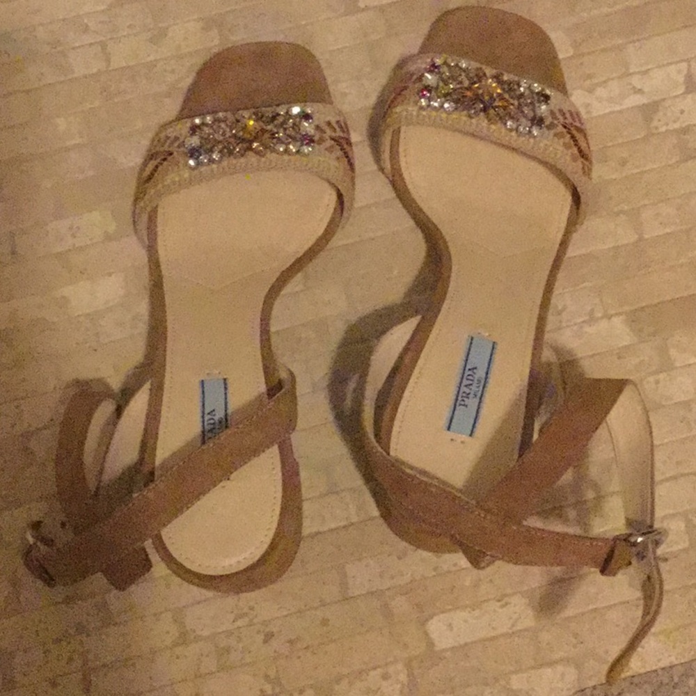 Prada Beaded Sandals